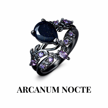 dark alternative couples rings product display NOXARIS