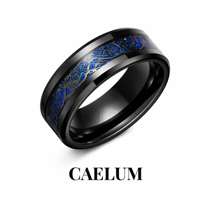 gothic couples rings matching set dark aesthetic NOXARIS