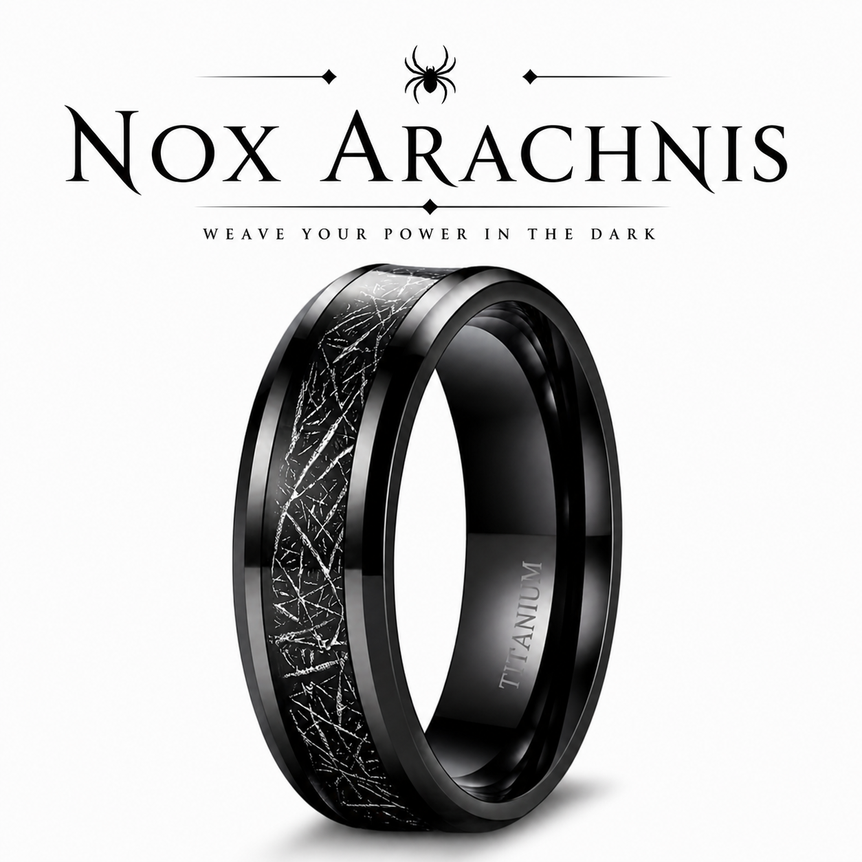 alternative dark couples ring set detail NOXARIS